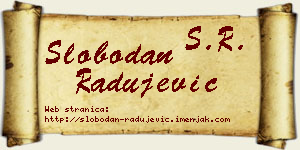 Slobodan Radujević vizit kartica